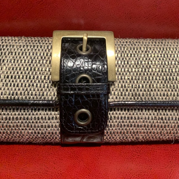 JALDA & Nuana Kane Original Gold tone Clutch Handbag - Picture 2 of 8